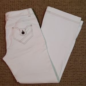 NWOT INC white bellbottoms 8P